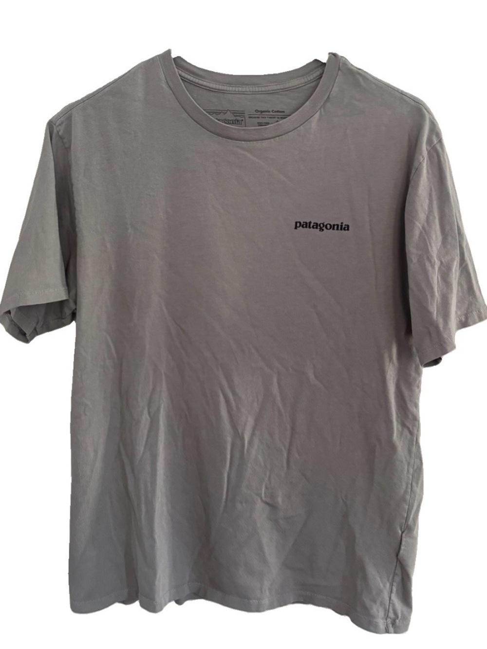 Patagonia Men's P-6 Logo Responsibili-Tee Recycled Cotton Size Small